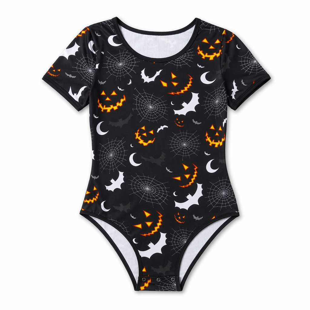 Spooky Cute Black Adult Onesie Available Org Instock with Size Chart L