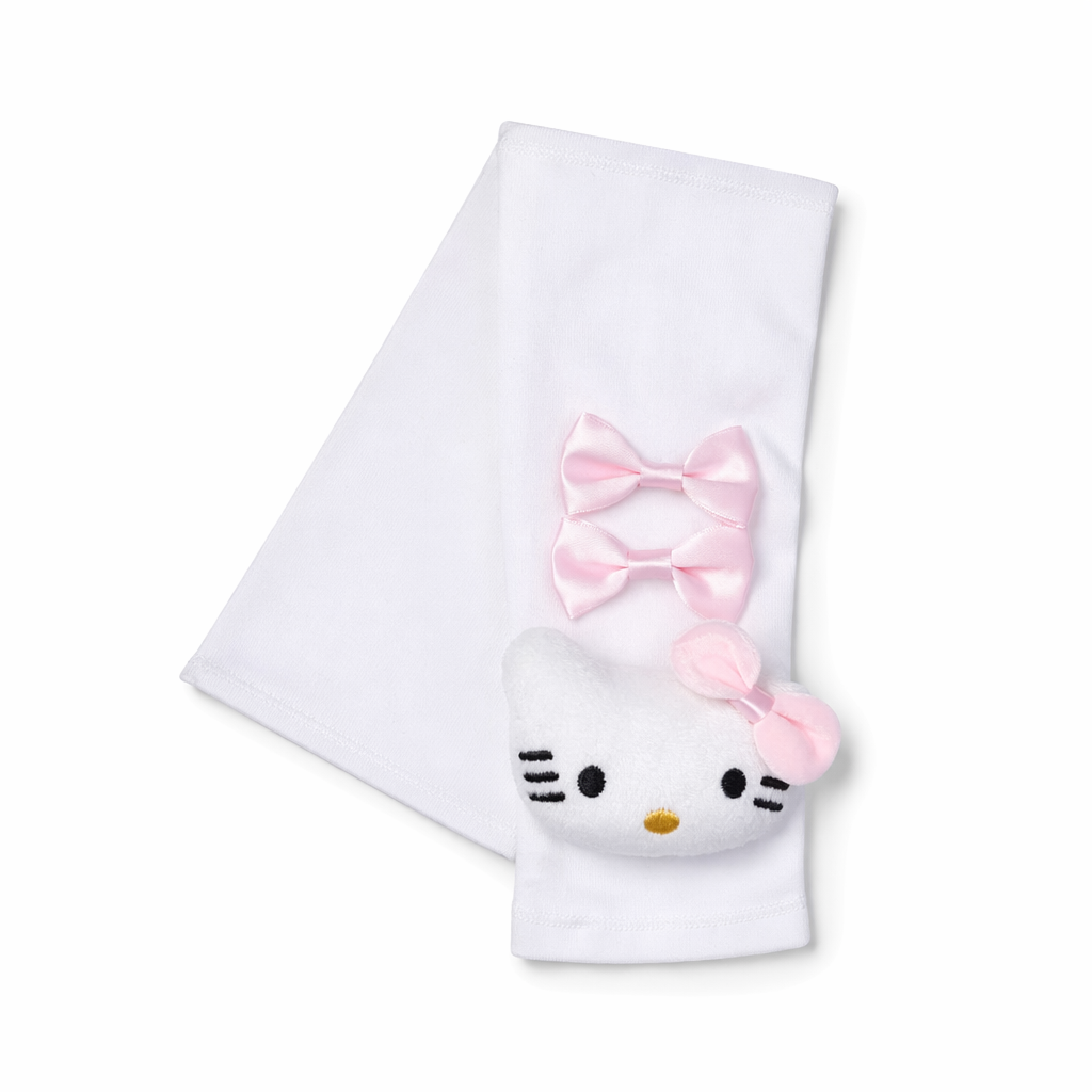 Kawaii Ribbon Arm Sleeves for Fairy-Kei Fashion in Pastel Colors Hello Kitty