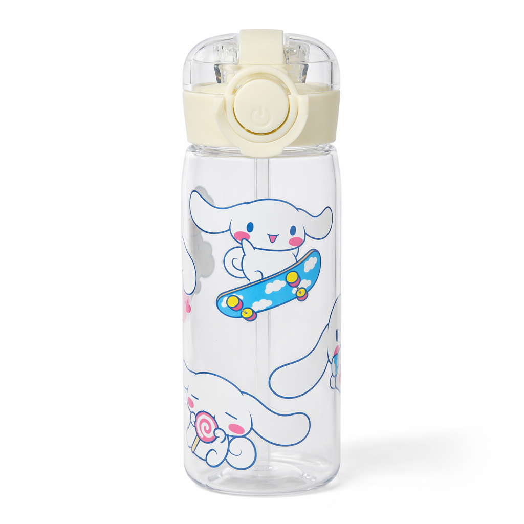 Adorable White Character Sippy Cups for Kids Blue Puppy