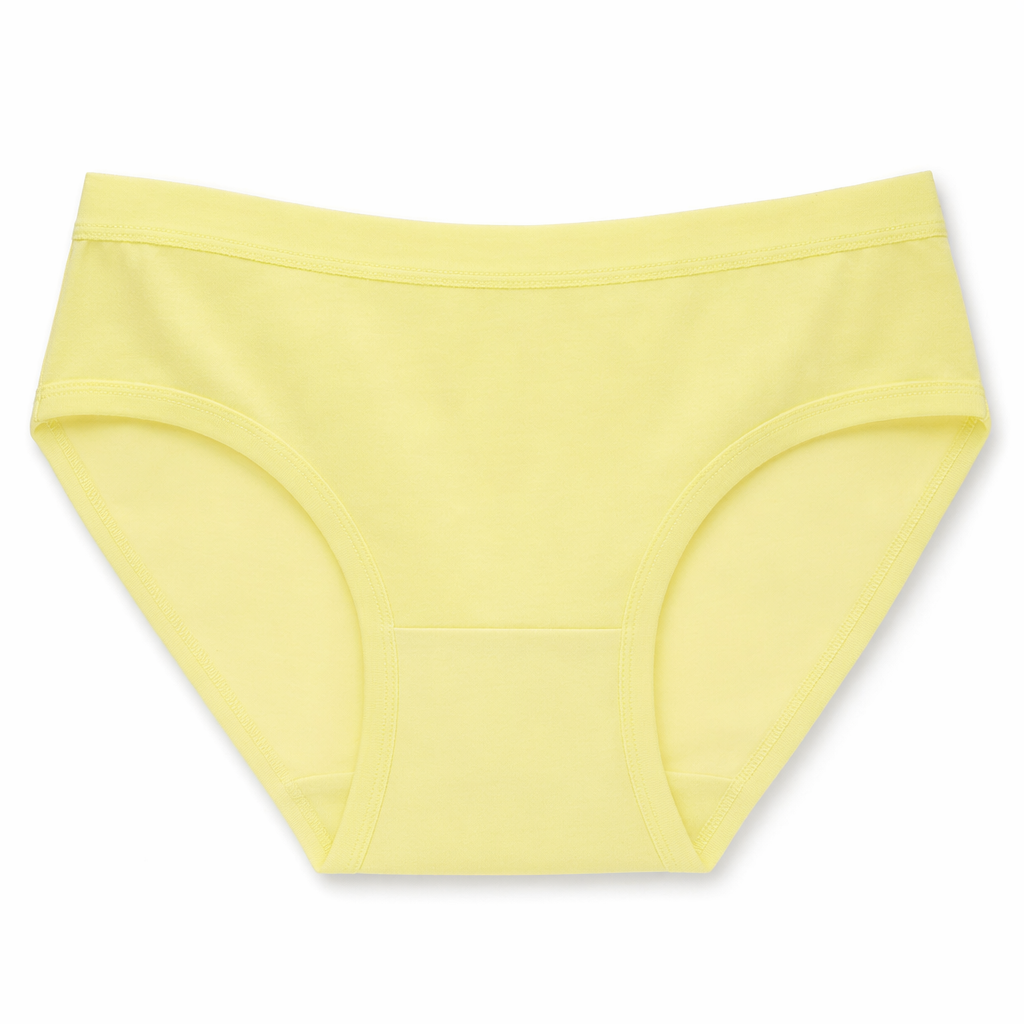 Classic Fit Panties in Adorable Patterns and Youthful Styles Yellow