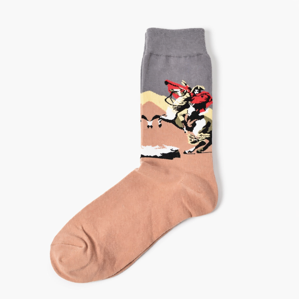 Cozy Knit Socks Featuring Vintage Artwork by Famous Artists 20