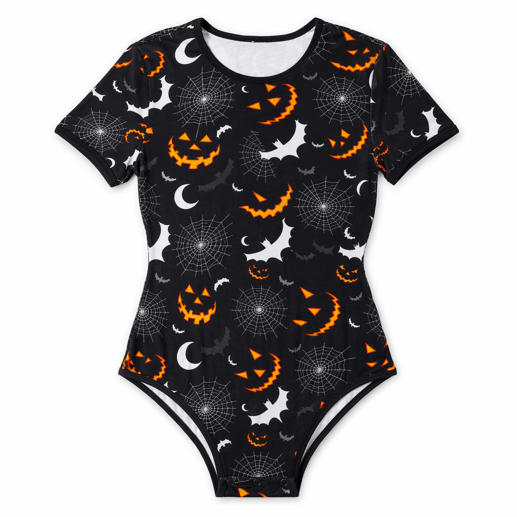 Spooky Cute Black Adult Onesie Available Org Instock with Size Chart XL