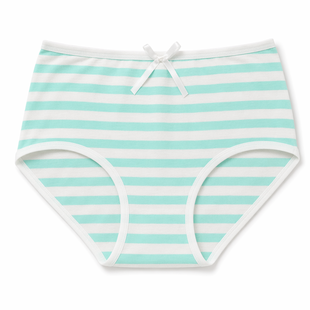 Hatsune Miku Inspired Candy-Colored Full Brief Panties Teal