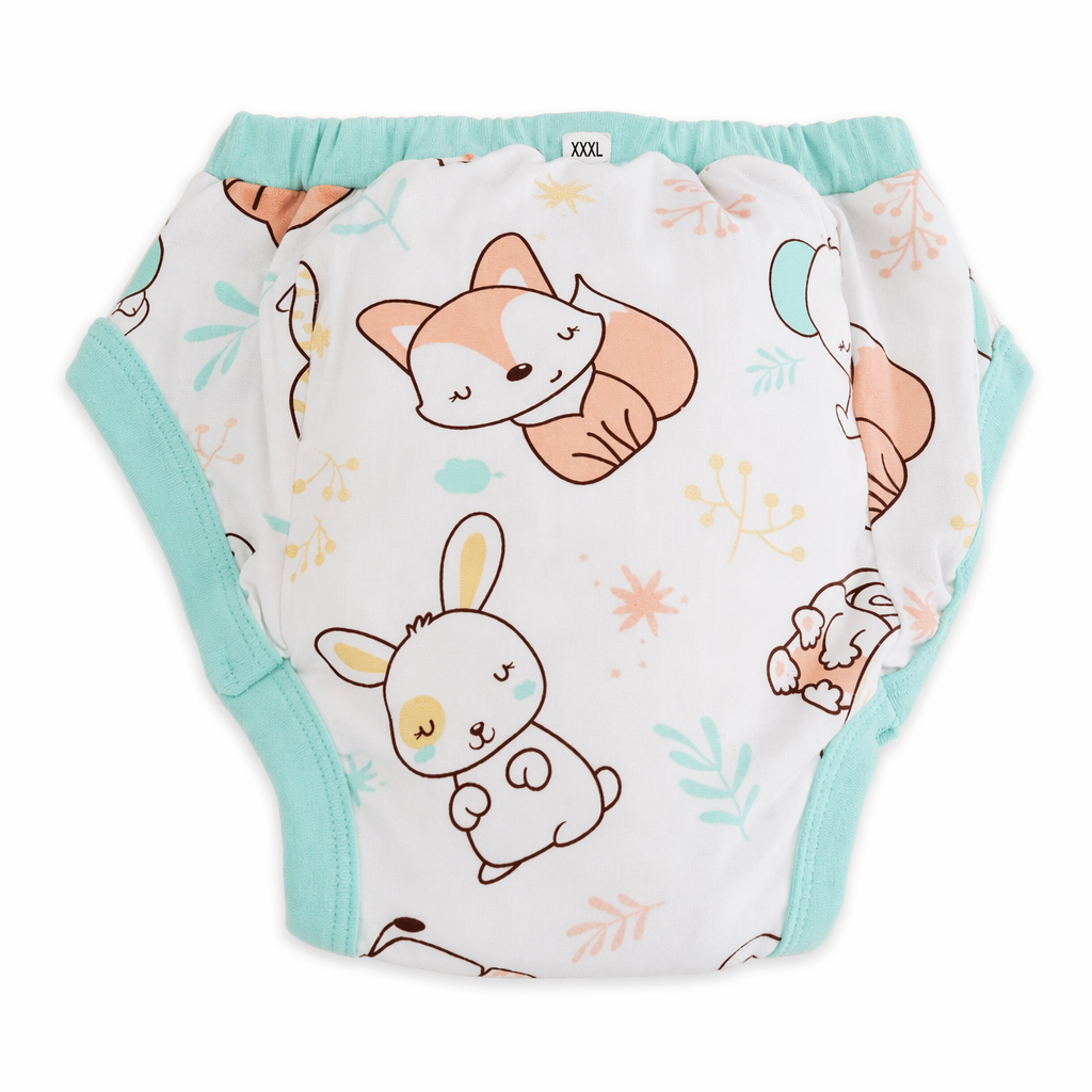 Aqua Blue Adult Baby Diapers with Discount Codes Available XXXL