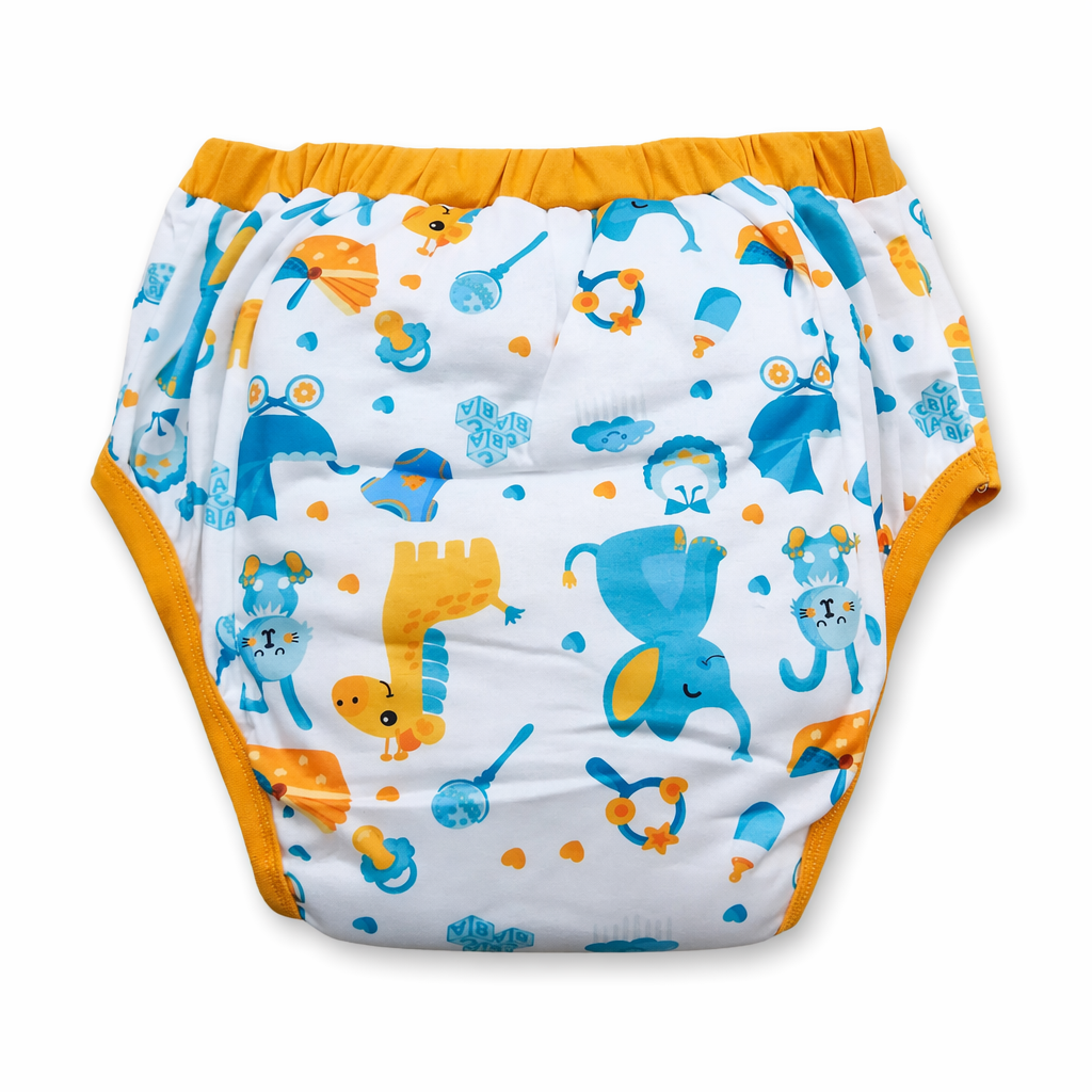Baby Elephant Pattern Adult Training Pants for Ultimate Comfort 3XL