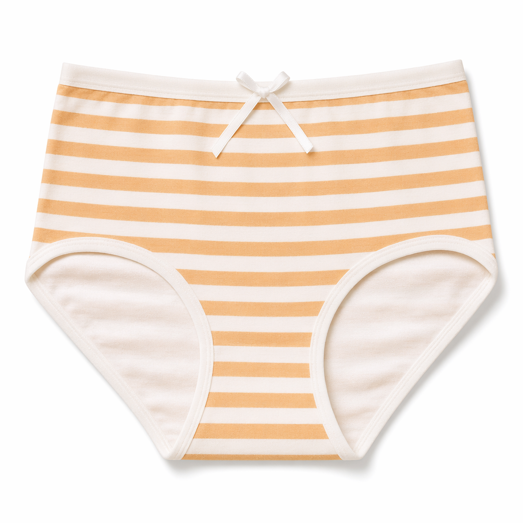 Hatsune Miku Inspired Candy-Colored Full Brief Panties Gold