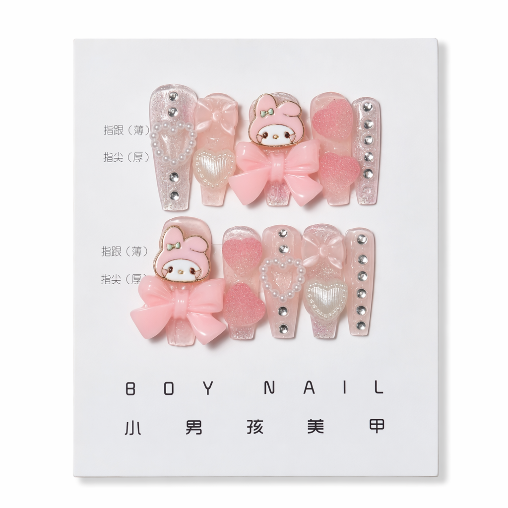 Kawaii Deco Press On Nails for an Adorable Nail Makeover 1Z