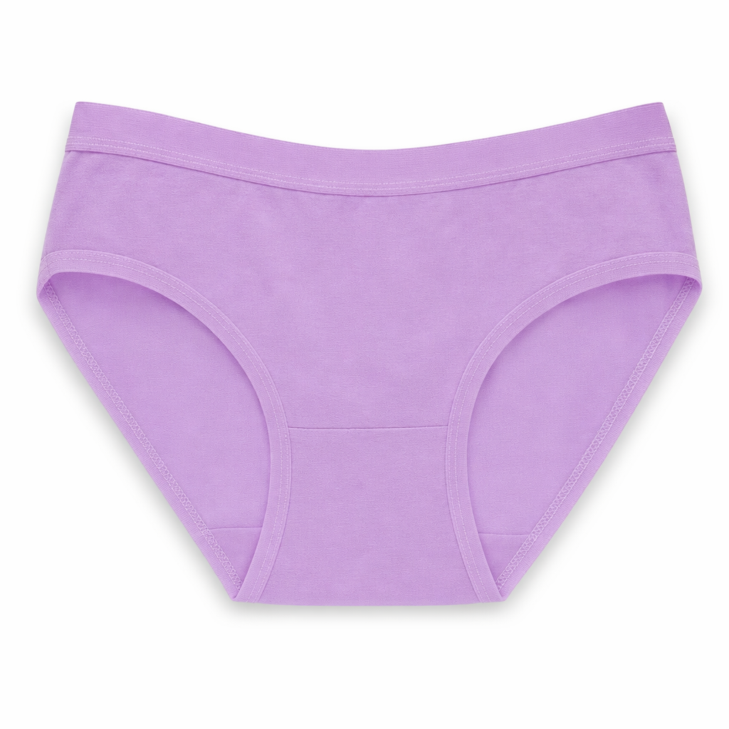 Classic Fit Panties in Adorable Patterns and Youthful Styles Purple