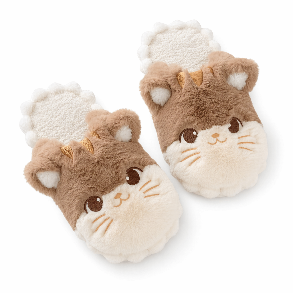 Fuzzy Hamster Slippers for Year-Round Comfort and Coziness size 6-7