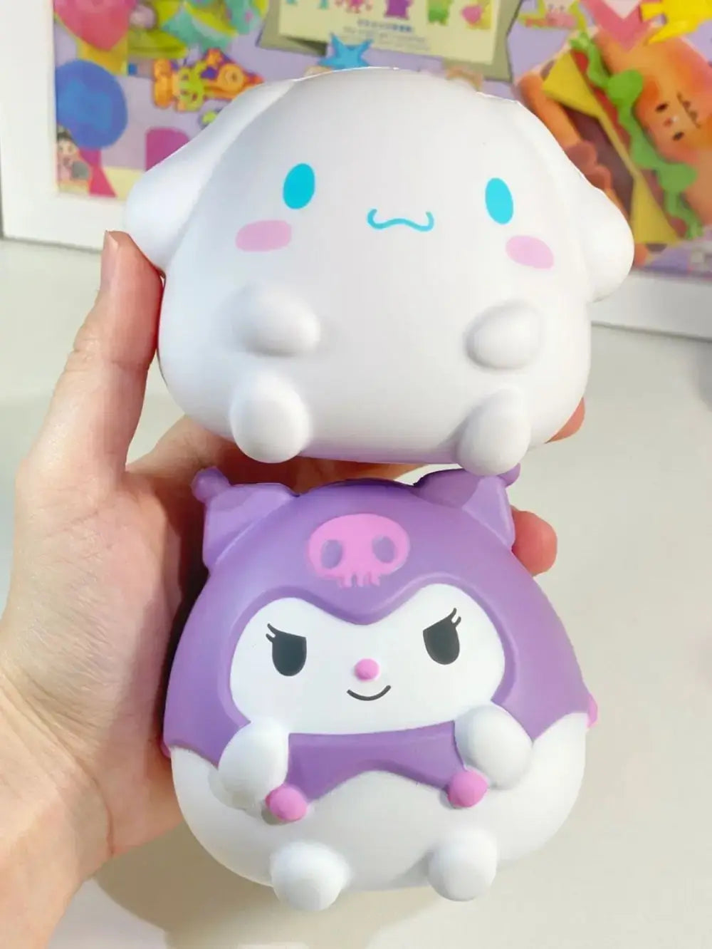 Cinnamoroll Kuromi Squishy