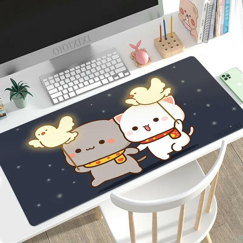 Peach & Goma Mouse pads.