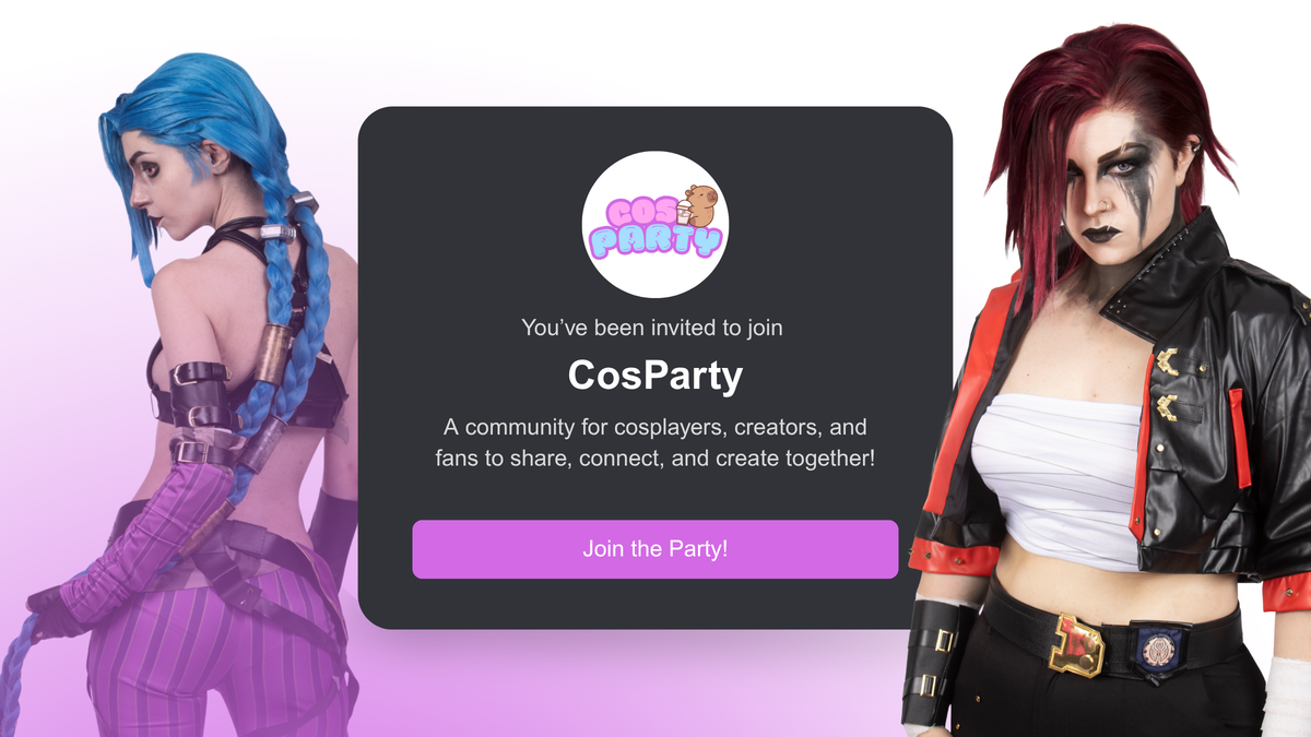 Cosplay Invite Join our Cosplay Community – Cosparty