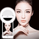 Adjustable and Dimmable Selfie Ring Light with Three Brightness Levels - light