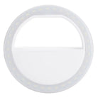 Adjustable and Dimmable Selfie Ring Light with Three Brightness Levels - White - light