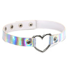 Adjustable Holographic Neck Choker in Various Styles and Colors - Cosparty