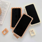 Adorable 3D Cookie Biscuit Phone Case in Brown and Beige Shades - Cosparty