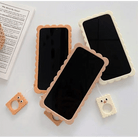 Adorable 3D Cookie Biscuit Phone Case in Brown and Beige Shades - Cosparty