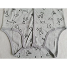 Adorable Animal Print Onesie in Soft Grey Now In Stock - onesie