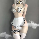 Adorable Baby Cow Lingerie Cosplay Set for Fun Dress-Up - shirt