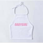 Adorable Baby Girl Spaghetti Strap Halter Top for Summer - Cosparty