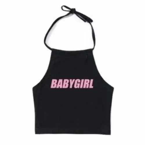 Adorable Baby Girl Spaghetti Strap Halter Top for Summer - Cosparty