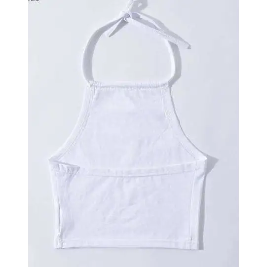 Adorable Baby Girl Spaghetti Strap Halter Top for Summer - shirt