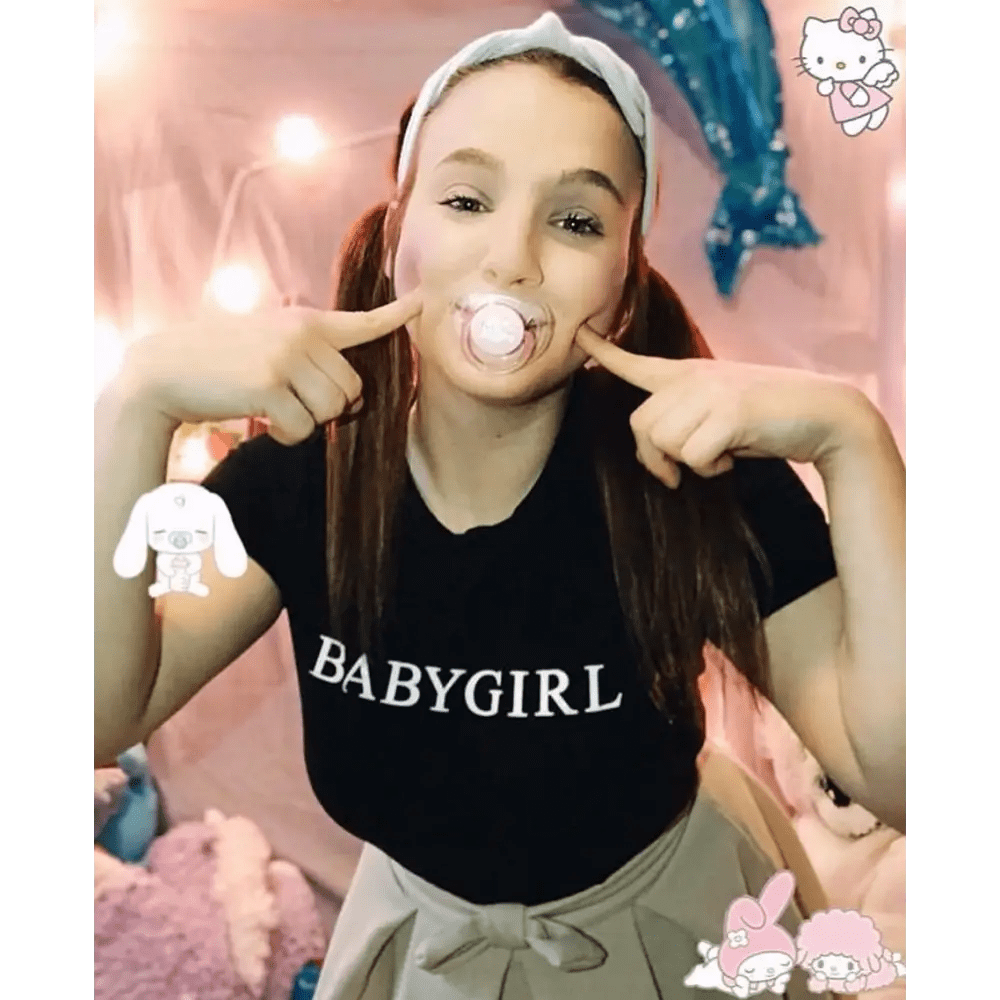 Adorable Baby Girl T-Shirt Crop Top for Summer Fun - Cosparty