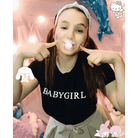 Adorable Baby Girl T-Shirt Crop Top for Summer Fun - Cosparty