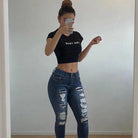 Adorable Baby Girl T-Shirt Crop Top for Summer Fun - Cosparty