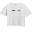 Adorable Baby Girl T-Shirt Crop Top for Summer Fun - Cosparty