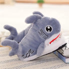 baby shark slippers plush soft jaws open mouth cute