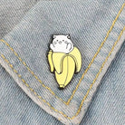 Adorable Banana Cat Enamel Pin for Your Pin Collection - Cosparty