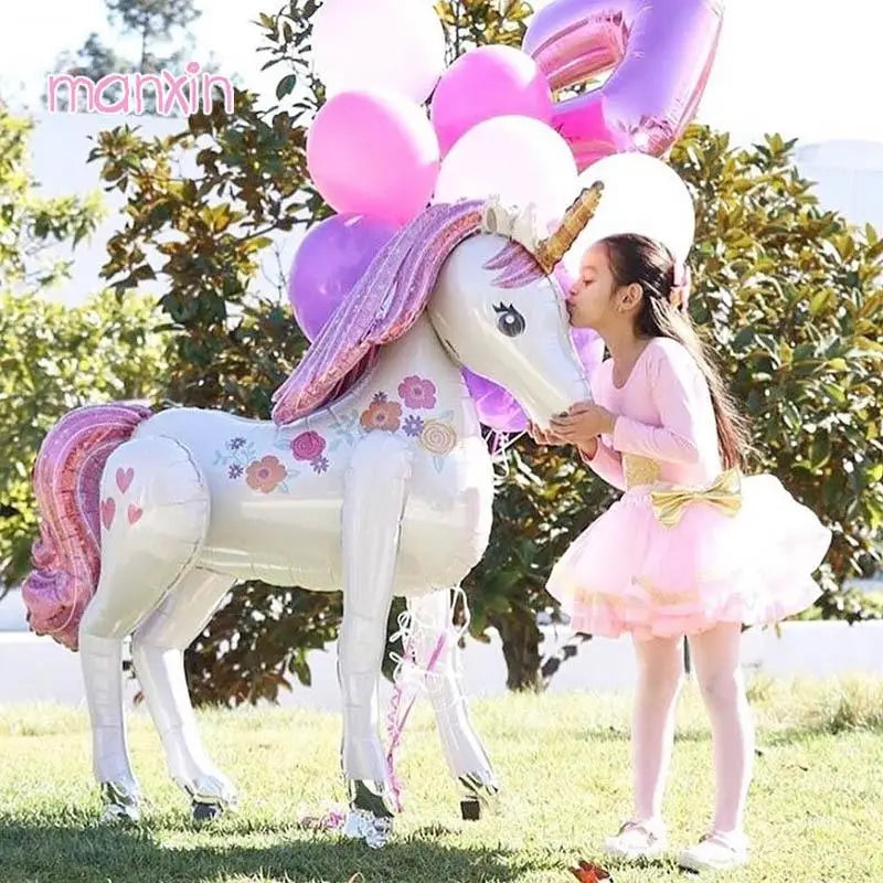 Adorable Blow Up Unicorn Balloon for Celebrations and Decor - balloon