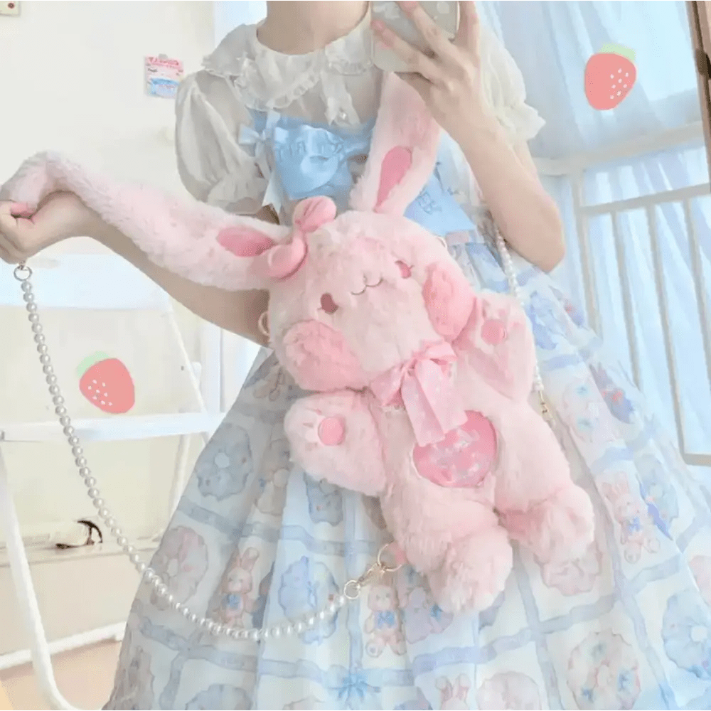 Adorable Bunny Bag for Kawaii Fashion Enthusiasts - Cosparty
