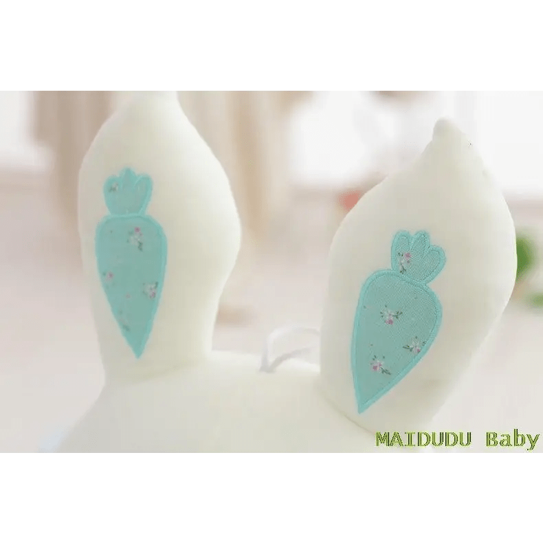 Adorable Bunny Plushies in Pink and Blue for Bedtime Comfort - Cosparty