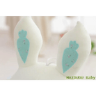 Adorable Bunny Plushies in Pink and Blue for Bedtime Comfort - Cosparty