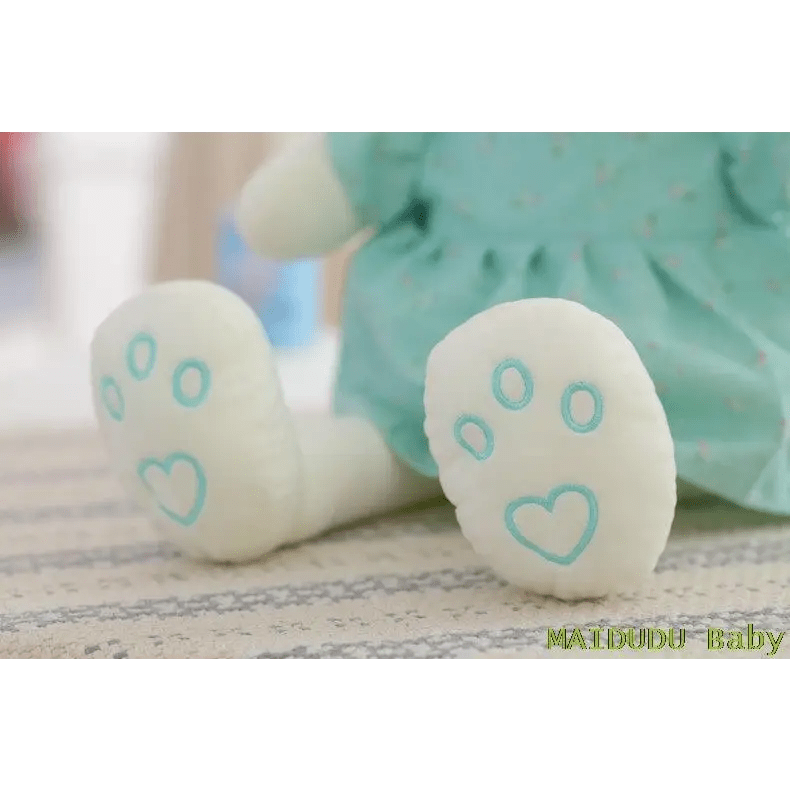 Adorable Bunny Plushies in Pink and Blue for Bedtime Comfort - Cosparty