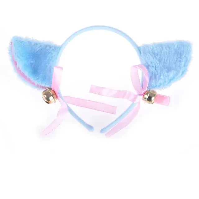 Furry Cat Ear Headband Neko Pet Play Cosplay Ears