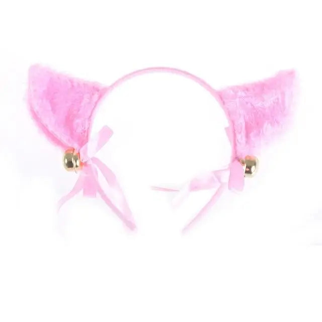 Furry Cat Ear Headband Neko Pet Play Cosplay Ears