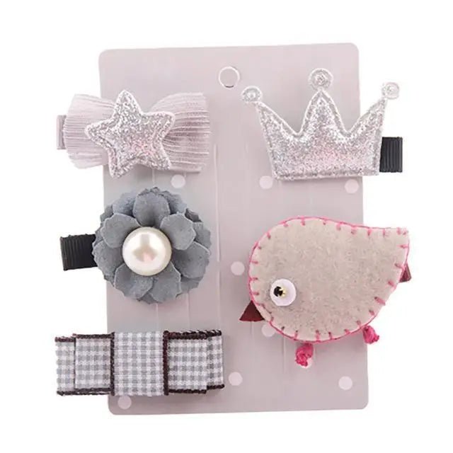 Adorable Felt and Bedazzle Hair Barrettes for Everyday Style - Cosparty