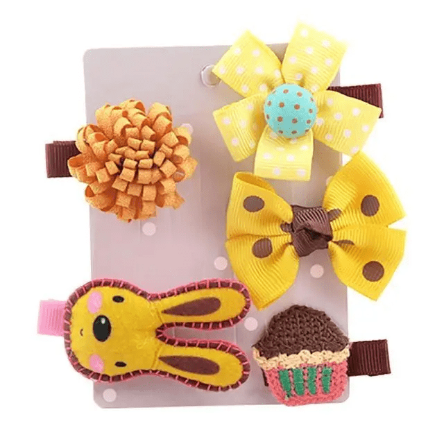 Adorable Felt and Bedazzle Hair Barrettes for Everyday Style - Cosparty