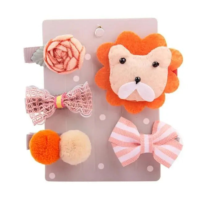 Sweet Hair Barrettes - Lion - Hair