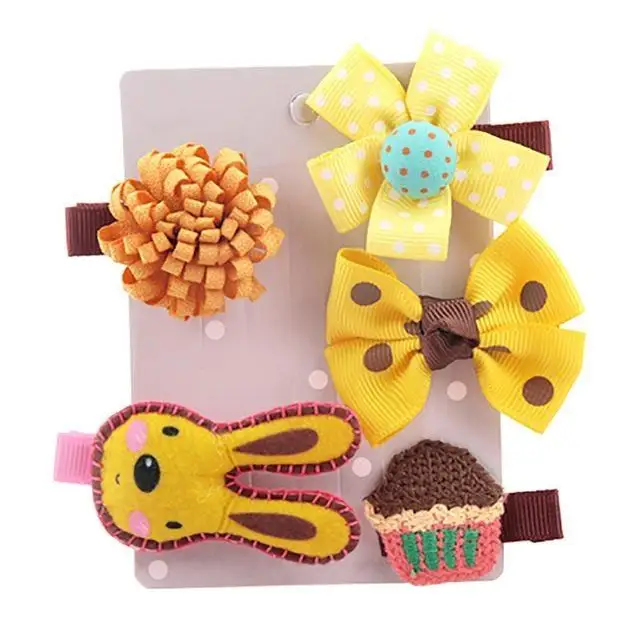 Sweet Hair Barrettes - Yellow Rabbit - Hair