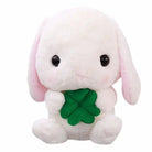 Adorable Fluffy Baby Bunny Rabbit Plush Toy - White - stuffed animal