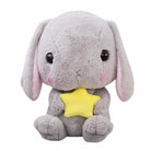 Adorable Fluffy Baby Bunny Rabbit Plush Toy - Gray - stuffed animal