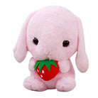 Adorable Fluffy Baby Bunny Rabbit Plush Toy - Pink - stuffed animal