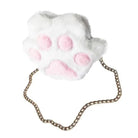 Adorable Furry Kitty Cat Paw Handbag in Vegan Fur - Cosparty