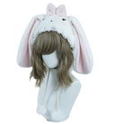 Adorable Fuzzy Bunny Ear Plush Hat for a Whimsical Winter Look - Cosparty