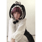 Adorable Fuzzy Bunny Ear Plush Hat for a Whimsical Winter Look - Cosparty