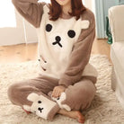 Adorable Fuzzy Pajama Sets for a Cozy Kawaii Look - Baby Bear / M - pajamas